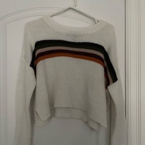 Cropped Knit Sweater